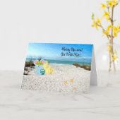 Kinderspiel mit dem Maus Gebäude Sandburg Karte (Gelbe Blume)