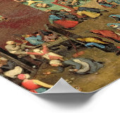 Kinderspiele , 1560 poster (Ecke)