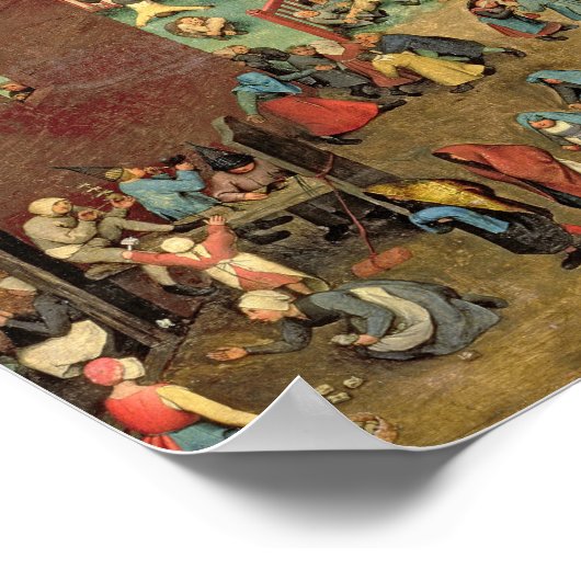 Kinderspiele , 1560 poster (Ecke)