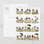 Kinderspiele, 1810 postkarte (Vorne/Hinten)