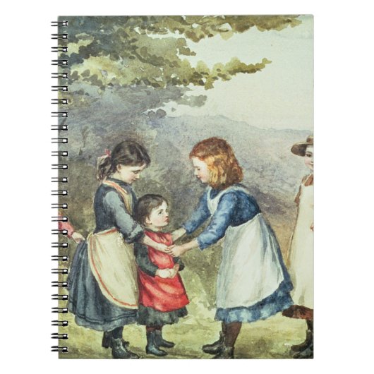 Kinderspiele, c.1880 (ohne Papier) Notizblock (Vorderseite)