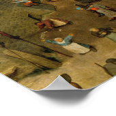 Kinderspiele: Details oben rechts Poster (Ecke)