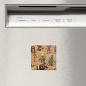 Kinderspiele im Detail Spielen von Schaltfrosch Magnet (In Situ (Geschirrspüler))