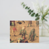 Kinderspiele im Detail Spielen von Schaltfrosch Postkarte (Stehend Vorderseite)