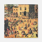 Kinderspiele, Kunstmalerei, Magnet (Vorne)