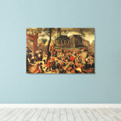 Kinderspiele Leinwanddruck (Insitu (Holzboden))