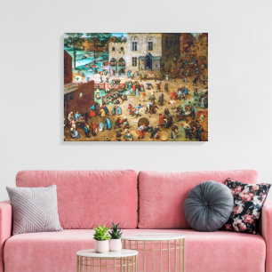 Kinderspiele Pieter Bruegel der Ältere Leinwanddruck