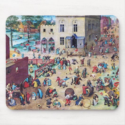 Kinderspiele, Pieter Bruegel Mousepad (Vorne)