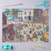 Kinderspiele, Pieter Bruegel Seidenpapier (Basteln)