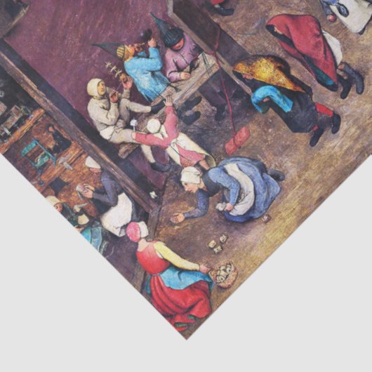 Kinderspiele, Pieter Bruegel Seidenpapier (Ausschnitt)