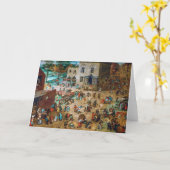 Kinderspiele | Pieter Bruegel the Elder | Karte (Gelbe Blume)