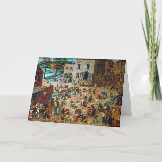 Kinderspiele | Pieter Bruegel the Elder | Karte (Vorderseite)