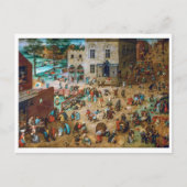 Kinderspiele | Pieter Bruegel the Elder | Postkarte (Vorderseite)