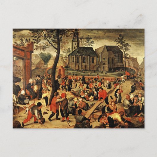 Kinderspiele Postkarte (Vorderseite)