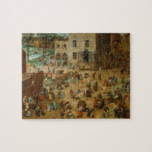 Kinderspiele von Pieter Bruegel Puzzle
