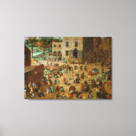 Kinderspiele von Pieter Bruegel the Elder Leinwanddruck
