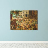 Kinderspiele von Pieter Bruegel the Elder Leinwanddruck (Insitu (Holzboden))