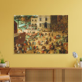 Kinderspiele von Pieter Bruegel the Elder Leinwanddruck (Insitu (Wohnzimmer))