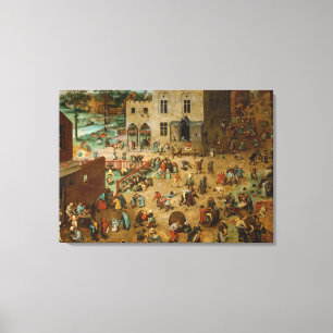 Kinderspiele von Pieter Bruegel the Elder Leinwanddruck