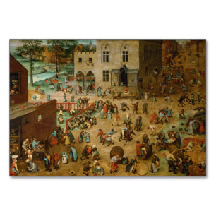 Kinderspiele von Pieter Bruegel Tischnummer