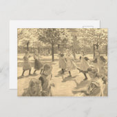 KINDERSPIELEN VON PETER HANSEN POSTKARTE (Vorne/Hinten)
