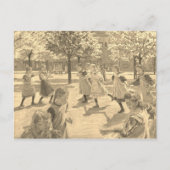 KINDERSPIELEN VON PETER HANSEN POSTKARTE (Vorderseite)