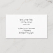 Kinderspielgruppennetzwerke Telefonnummerkarte (Rückseite)