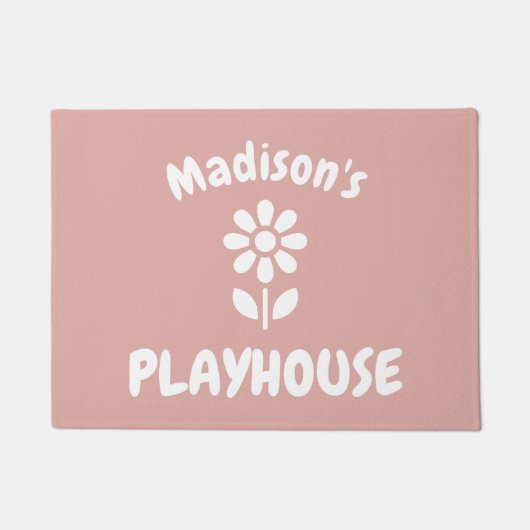 Kinderspielhaus Doormat Fußmatte (Vorderseite)