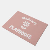Kinderspielhaus Doormat Fußmatte (Schrägansicht)