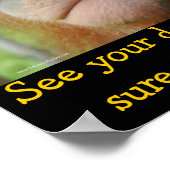 Kinderspielhaus Kinderzahnärztin Poster (Ecke)