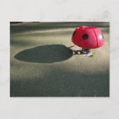 Kinderspielplatz 30 Ladybug rocking PostC Postkarte (Vorderseite)