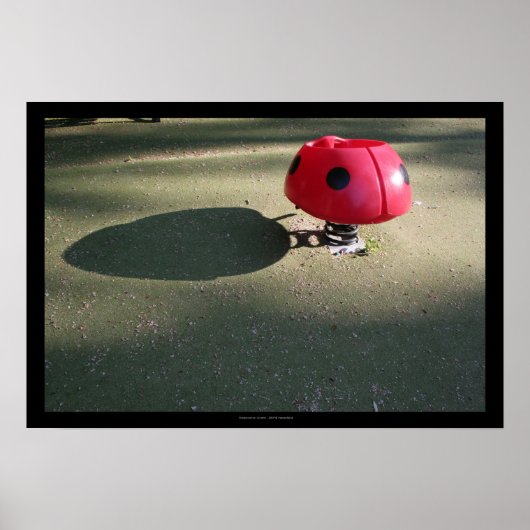 Kinderspielplatz 30 Ladybug rocking Poster (Vorne)