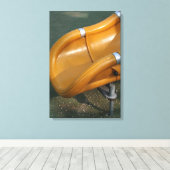 Kinderspielplatz 32 Gelbe Leinwand (Insitu (Holzboden))