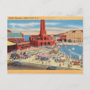 Kinderspielplatz, Asbury Park, New Jersey Postkarte