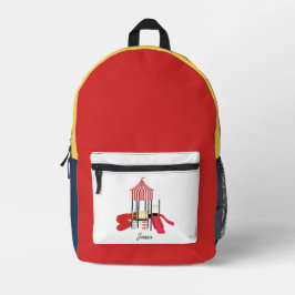 Kinderspielplatz Individuelle Name School Bedruckter Rucksack
