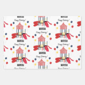 Kinderspielplatz Jungs Mädchen Geburtstag Individu Geschenkpapier Set (Vorderseite 2)