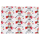 Kinderspielplatz Jungs Mädchen Geburtstag Individu Große Geschenktüte (Rückseite)