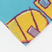 Kinderspielplatz und -fahrzeuge fleecedecke (Ecke)