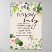 Kinderspielzeichen von Woodland Animals Poster (Vorne)