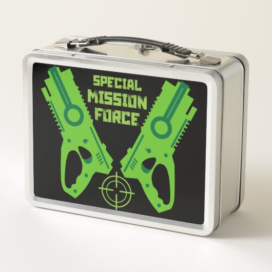 Kinderspielzeug Battle Christmas and Birthday Metall Brotdose (Rückseite)