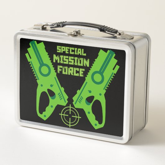 Kinderspielzeug Battle Christmas and Birthday Metall Brotdose (Vorderseite)