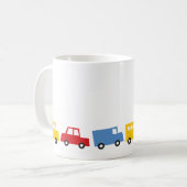Kinderspielzeug-Buswagen Spaß Farbenfroh Transport Kaffeetasse (Vorderseite Links)