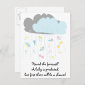 Kinderspielzeug-Dusche/Babydusche Einladung (Vorne/Hinten)