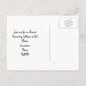 Kinderspielzeug-Dusche/Babydusche Einladung (Rückseite)