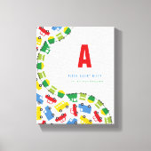 Kinderspielzeug Farbenfrohe Spaß Transport Baby Ki Leinwanddruck (Vorderseite)