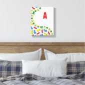 Kinderspielzeug Farbenfrohe Spaß Transport Baby Ki Leinwanddruck (Insitu (Schlafzimmer))