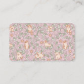 Kinderspielzeug für Kinder-Duschkatzen-Windeln Begleitkarte (Rückseite)