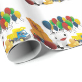 Kinderspielzeug Geschenkpapier (Rolleneckpunkt)