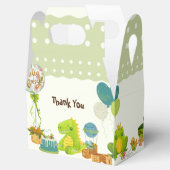 Kinderspielzeug "Green Dino" Geburtstagsparty Geschenkschachtel (Geöffnet)