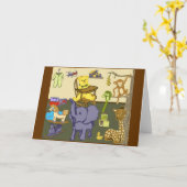 Kinderspielzeug-Kinderzimmer-Grußkarte Karte (Gelbe Blume)